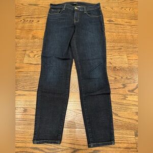 J Brand Dark Wash Skinny Jeans Size 27 Mid Rise Stretch Designer Denim